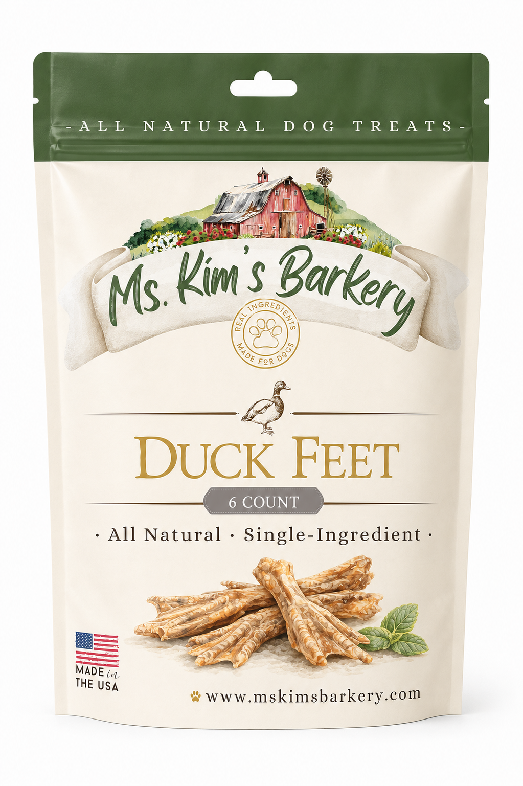 Farmstead Dehydrated Duck Feet